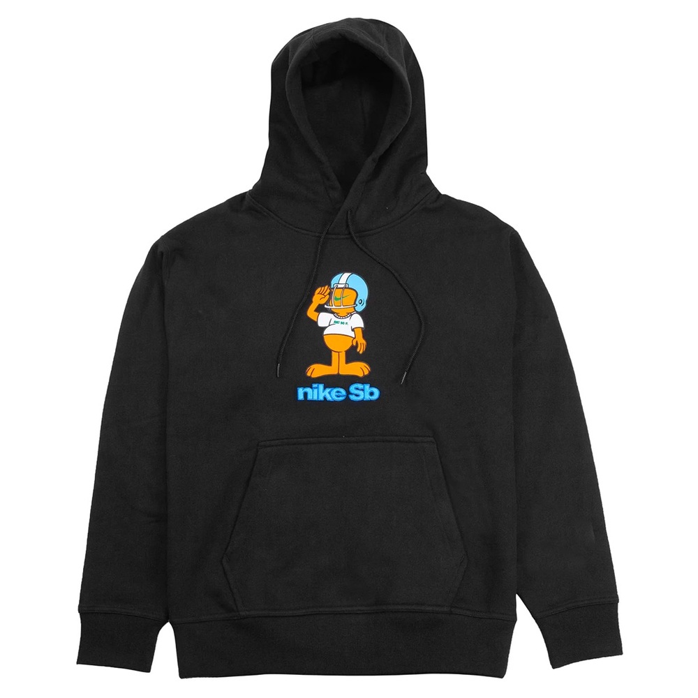 Nike SB Orange Sports Guy Black Pocket Hoodie